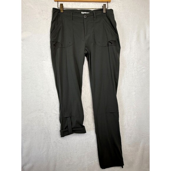 Columbia Women's Gray PFG Ultimate Break Wake Roll-Up Pants Size 8 Fishing hike - Picture 2 of 16